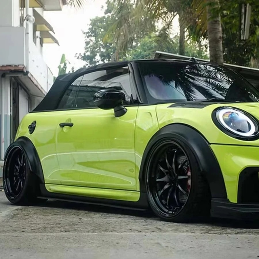 Carbon Fiber Wheel Arches RSI Style Polished Finish for Mini Cooper F56 F57 LCi2 2021-2023 Wide Body Kits